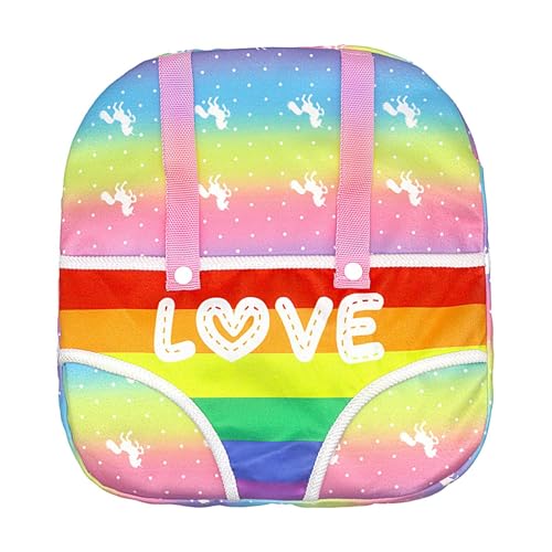 Puppenrucksack mit verstellbaren Gurten - für Puppen, Puppen-Aufbewahrungstasche, Rucksack für Puppen vorne und hinten | Puppensitz für Baby Bo Puppenrucksack mit verstellbaren Gurten - für Puppen, Puppen-Aufbewahrungstasche, Rucksack für Puppen vorne und hinten | Puppensitz für Baby Bo von Generic