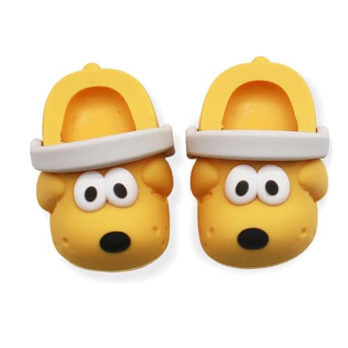 Puppenschuhe – Sandalen aus PVC für Miniatur-Puppen – Puppenhausschuhe, Zubehör für Spiele, Fat Body Design für Mädchen, von Generic