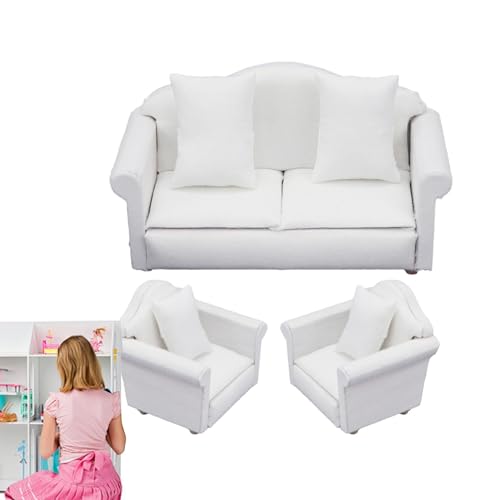 Puppensofa – Modernes Puppensofa aus Plüsch | Puppenmöbel-Sofa, realistisches Puppensofa, Möbel für Puppenhaus, Heimdekoration Puppensofa – Modernes Puppensofa aus Plüsch | Puppenmöbel-Sofa, realistisches Puppensofa, Möbel für Puppenhaus, Heimdekoration von Generic