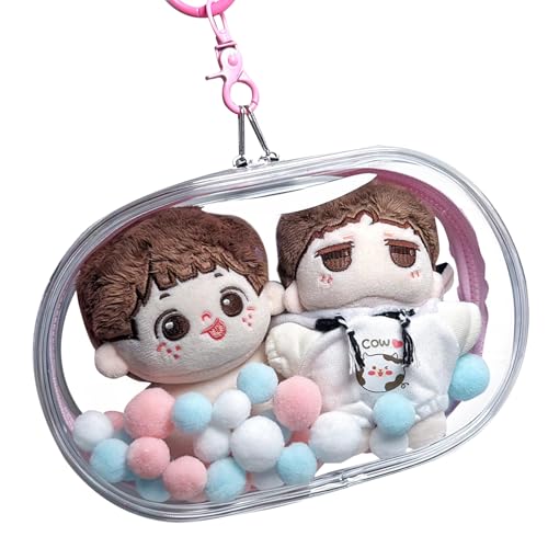 Puppentransportbeutel - Transparente PVC -Anzeigekoffer Für Sammler | Dicke Klare Figurenspeicherbeutel, Tragbares Puppenreisekoffer, Puppenanzeigebeutel Für Zahlen Und Puppen, Briefpapier Und Kosmeti Puppentransportbeutel - Transparente PVC -Anzeigekoffer Für Sammler | Dicke Klare Figurenspeicherbeutel, Tragbares Puppenreisekoffer, Puppenanzeigebeutel Für Zahlen Und Puppen, Briefpapier Und Kosmeti von Generic