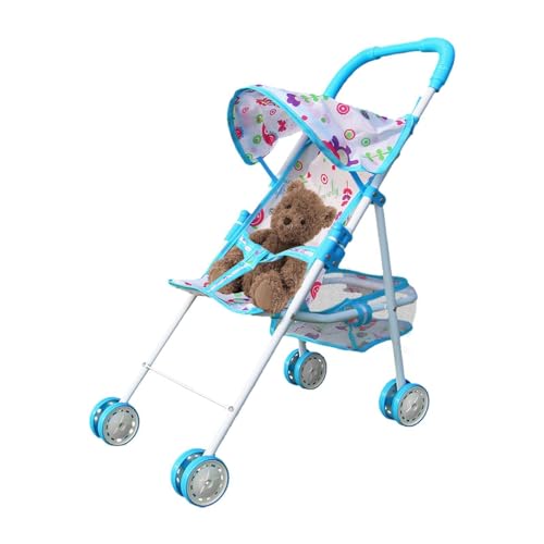 Puppenwagen, Kinderwagen, Theaterspielzeug regt die Fantasie an und stimuliert, attraktives Design für Teddy und Babydoll Puppenwagen, Kinderwagen, Theaterspielzeug regt die Fantasie an und stimuliert, attraktives Design für Teddy und Babydoll von Generic