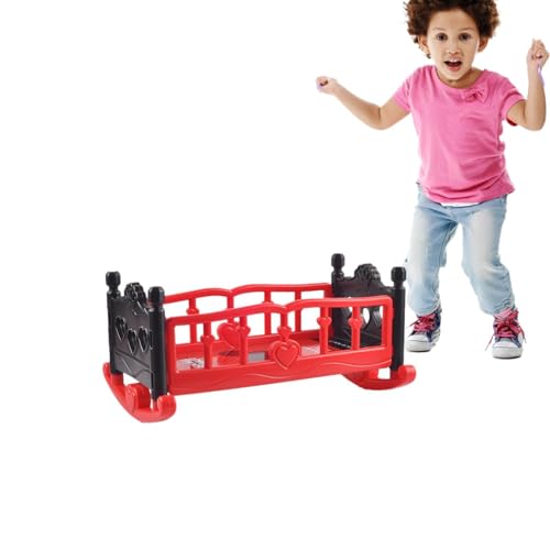 Puppenwagen - Passend für die meisten Puppen, Tots Puppenwagen | Jogger Puppenwagen mit verstellbarem Sonnenschutz, faltbarer Kinderwagen mit Gestell von Generic