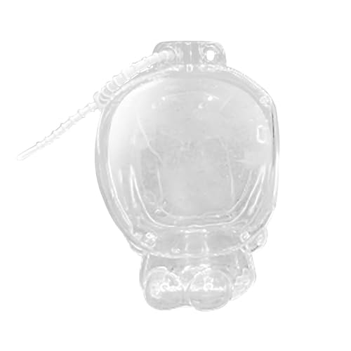 Puppenzubehör Schutzhülle Transparent Wärme Schlüsselanhänger Sammlerstücke Figuren Tne509 (Beige, 12x10cm) von Generic