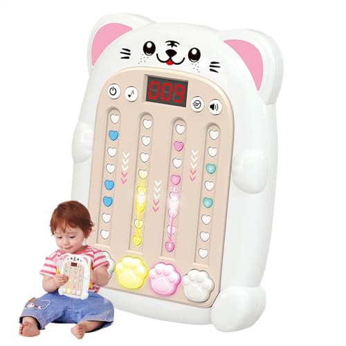 Push Music Game: Schnelle Push-Spielkonsole, elektronische Pädagogische Rhythmuskonsole, tragbare Geschwindigkeitsspielmaschine, Fast Press Push Spielkonsole, lustiges Spielzeug in von Generic