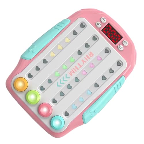 Push-Spiele für Kinder, rhythmische Spielmaschine | Rhythmus-Schiebe-Spiel - schnelles Schiebespiel, tragbares Musikspielzeug, Puzzle-Spielmaschine für Kinder ab einem Alter von Push-Spiele für Kinder, rhythmische Spielmaschine | Rhythmus-Schiebe-Spiel - schnelles Schiebespiel, tragbares Musikspielzeug, Puzzle-Spielmaschine für Kinder ab einem Alter von von Generic