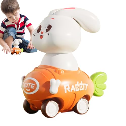 Push and Go Car Toys, Push and Go Friction Rabbit Car Toys, reibungsbetriebene Fahrzeuge, stoßfestes Schwungfahrzeug für und Mädchen, Geburtstag ab 3 Jahren Push and Go Car Toys, Push and Go Friction Rabbit Car Toys, reibungsbetriebene Fahrzeuge, stoßfestes Schwungfahrzeug für und Mädchen, Geburtstag ab 3 Jahren von Generic
