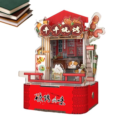 -Puzzle, Acrylpuzzle | Kleine Tischlampe Puzzle,Modellbausatz, süße Schlafzimmer Schreibtischlampe, Lernspielzeug für Kinder, Kleinkinder von Generic