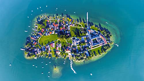 Puzzle 1000 Teile Fraueninsel Am Chiemsee, Bayern, Deutschland 75 * 50Cm Puzzle 1000 Teile Fraueninsel Am Chiemsee, Bayern, Deutschland 75 * 50Cm von Generic