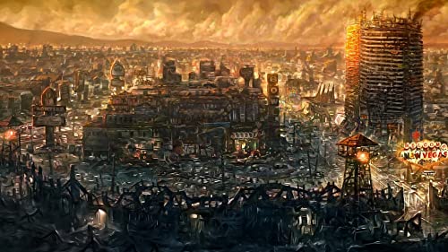 Puzzle 1000 Teile Große Zerstörte Stadt Im Spiel Fallout 75 * 50Cm von Generic