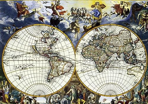 Puzzle 1000 Teile Weltkarte Der Antiken Ruinen 75 * 50Cm Puzzle 1000 Teile Weltkarte Der Antiken Ruinen 75 * 50Cm von Generic