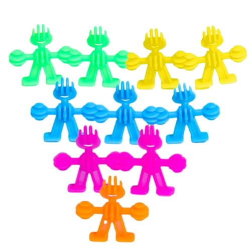 Puzzle-Bausteine, Spielzeug kleine Figur, Actionfiguren Bauset, 10 Teile, Bausteine, Lernpuzzle, Spielzeug, niedliches Baustein-Set Puzzle-Bausteine, Spielzeug kleine Figur, Actionfiguren Bauset, 10 Teile, Bausteine, Lernpuzzle, Spielzeug, niedliches Baustein-Set von Generic