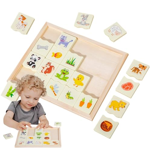 Puzzle Board, Puzzles zur Selbstkorrektur – Office zur Selbstprüfung der Zahlen entsprechend der Briefkarte | Spiele für Kleinkinder Mathematikspielzeug aus Holz, AC von Generic