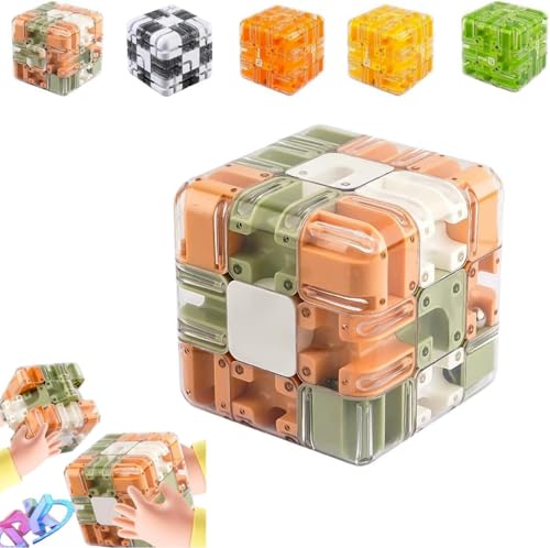 Puzzle -Labyrinth -Würfel, 3D Magic Cube Labyrinth Ball Puzzle, EIN tätiges Hirnteaser -Spielzeug, räumliches Bewusstsein Gehirntraining für Relax- und Logikentwicklung, Hirnteaserspielz Colorful 1pc Puzzle -Labyrinth -Würfel, 3D Magic Cube Labyrinth Ball Puzzle, EIN tätiges Hirnteaser -Spielzeug, räumliches Bewusstsein Gehirntraining für Relax- und Logikentwicklung, Hirnteaserspielz Colorful 1pc von Generic