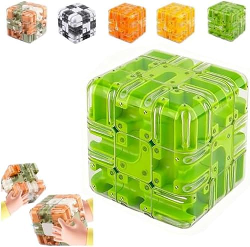 Puzzle -Labyrinth -Würfel, 3D Magic Cube Labyrinth Ball Puzzle, EIN tätiges Hirnteaser -Spielzeug, räumliches Bewusstsein Gehirntraining für Relax- und Logikentwicklung, Hirnteaserspielzeug Green 1pc Puzzle -Labyrinth -Würfel, 3D Magic Cube Labyrinth Ball Puzzle, EIN tätiges Hirnteaser -Spielzeug, räumliches Bewusstsein Gehirntraining für Relax- und Logikentwicklung, Hirnteaserspielzeug Green 1pc von Generic