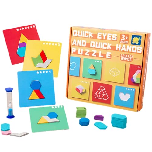 Puzzle Puzzle Holzblöcke,Interaktives Puzzle | Sensorisches Spielzeug für die frühe Bildung, Spielzeug zur Verbesserung der motorischen Fähigkeiten von Generic