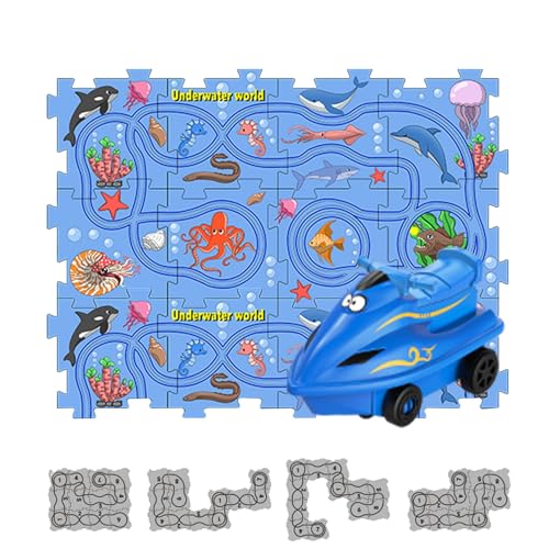 Puzzle-Rennpfad, Puzzle-Rennstrecke, Lernspiele Toy für Kleinkinder | Automatisches Spielset, Puzzleweg, Racer Konstruktionsspiel von rompec Puzzle-Rennpfad, Puzzle-Rennstrecke, Lernspiele Toy für Kleinkinder | Automatisches Spielset, Puzzleweg, Racer Konstruktionsspiel von rompec von Generic