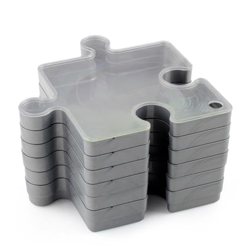 Puzzle Sortiertabletts - Puzzle Sort Stapelbare Tabletts mit Deckel - Hochwertige Einfach zu bedienen - Rätsel mit Leichtigkeit organisieren und sortieren Puzzle Sortiertabletts - Puzzle Sort Stapelbare Tabletts mit Deckel - Hochwertige Einfach zu bedienen - Rätsel mit Leichtigkeit organisieren und sortieren von Generic