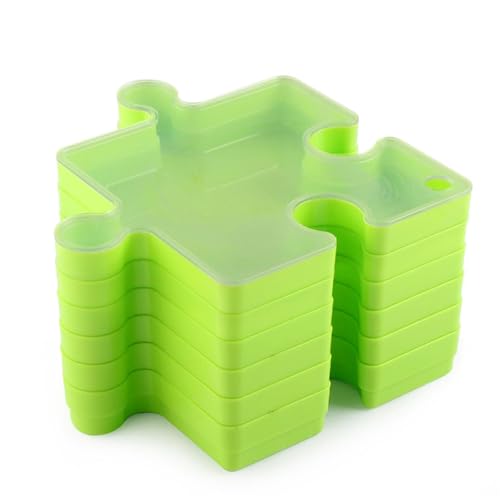 Puzzle Sortiertabletts - Puzzle Sort Stapelbare Tabletts mit Deckel - Stapelbare und Einfach zu bedienen -Tabletts,Rätsel mit Leichtigkeit organisieren und sortieren Puzzle Sortiertabletts - Puzzle Sort Stapelbare Tabletts mit Deckel - Stapelbare und Einfach zu bedienen -Tabletts,Rätsel mit Leichtigkeit organisieren und sortieren von Generic