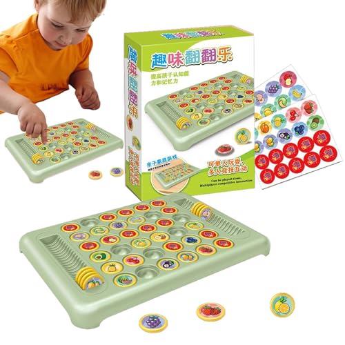 Puzzle-Spielzeug für Früherziehung, frühes Lernen für Kombinationsspiele, Obstlogik, passende Karten, Lernspielzeug, Conc-Spiel von Generic
