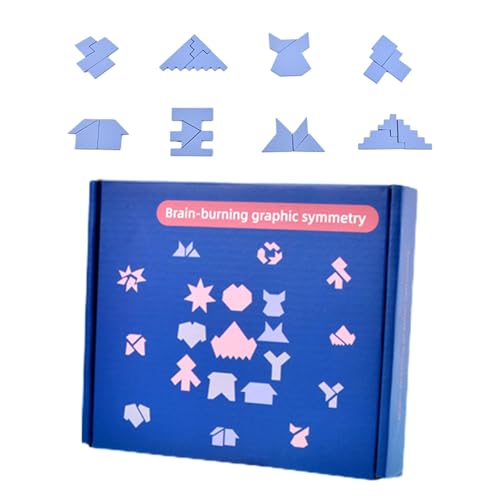 Puzzle aus Holz, Lernspielzeug für Kleinkinder – kreative Puzzles – Holzblöcke Spark Imagination für die Entwicklung der Fähigkeiten, Puzzle-Blöcke Puzzle aus Holz, Lernspielzeug für Kleinkinder – kreative Puzzles – Holzblöcke Spark Imagination für die Entwicklung der Fähigkeiten, Puzzle-Blöcke von Generic
