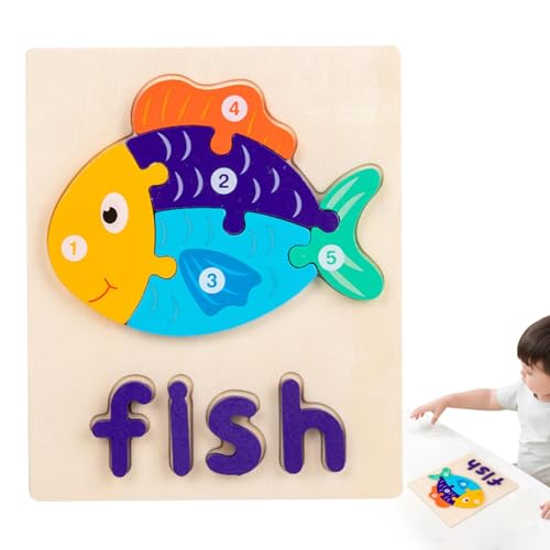 Puzzle aus Holz für Kleinkinder, Holzpuzzles für Lernpuzzle, Bretter, Spielzeug – Lernspielzeug für Kleinkinder, Farbformen, Lernpuzzle der Wörter Puzzle aus Holz für Kleinkinder, Holzpuzzles für Lernpuzzle, Bretter, Spielzeug – Lernspielzeug für Kleinkinder, Farbformen, Lernpuzzle der Wörter von Generic