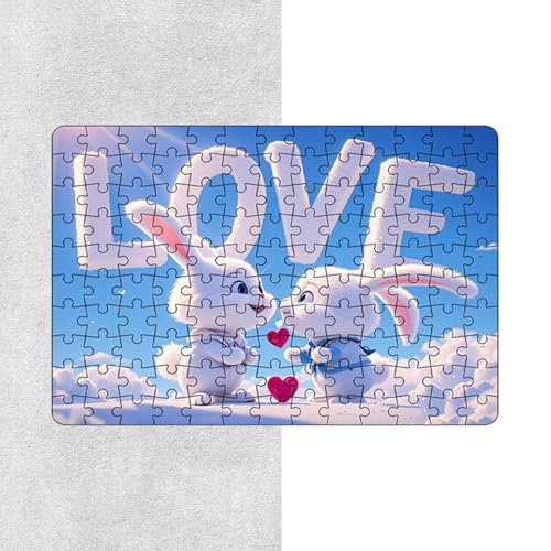 Puzzle aus zum Valentinstag, Valentinstag-Puzzle – Lernpuzzle von Hase, Holzpuzzle für Valentinstag, Familienspiel, Aktivität für Erwachsene und über 12 Jahre Puzzle aus zum Valentinstag, Valentinstag-Puzzle – Lernpuzzle von Hase, Holzpuzzle für Valentinstag, Familienspiel, Aktivität für Erwachsene und über 12 Jahre von Generic