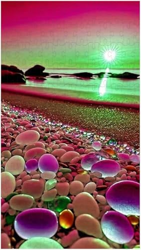 Puzzle für Erwachsene, Bunter Kieselstrand (A ; 1000 Piece) von Generic