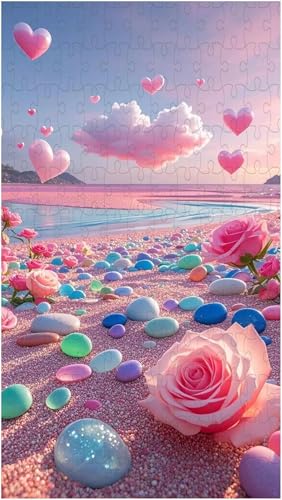 Puzzle für Erwachsene, Bunter Kieselstrand (F ; 1000 Piece) von Generic