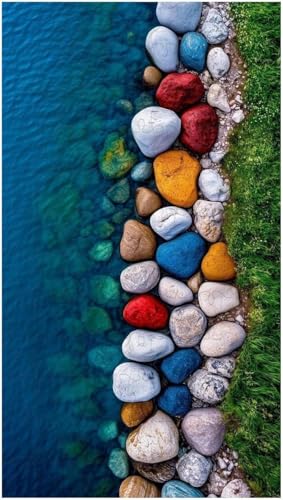 Puzzle für Erwachsene, Bunter Kieselstrand (I ; 1000 Piece) von Generic