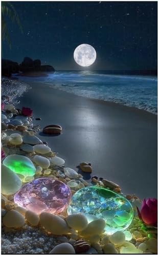 Puzzle für Erwachsene, Bunter Kieselstrand (K ; 1000 Piece) von Generic