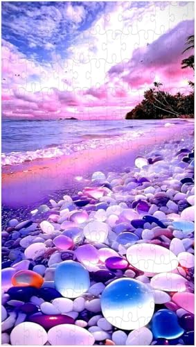 Puzzle für Erwachsene, Bunter Strand, Kieselsteine (D ; 1000 Piece) von Generic