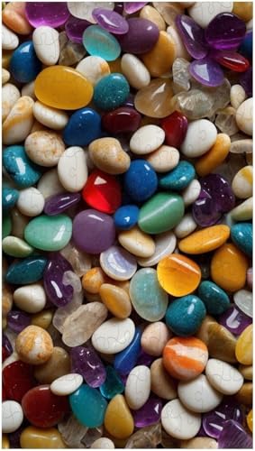 Puzzle für Erwachsene, Farbige Kieselsteine (D ; 1000 Piece) von Generic