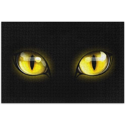 Puzzle für Erwachsene, Katzenaugen, Monster, lustige Freunde, Familienspiel, Geschenke, buntes Puzzle, Kunstwerk, Tierdruck, 500 x 37 cm von Generic