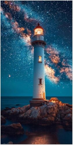 Puzzle für Erwachsene, Leuchtturm unter den Sternen, Aurora (B ; 1000 Piece) von Generic