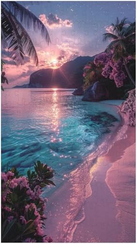 Puzzle für Erwachsene, Rosa Strand (B ; 1000 Piece) von Generic