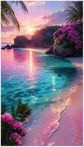 Puzzle für Erwachsene, Rosa Strand (C ; 1000 Piece) von Generic