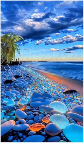 Puzzle für Erwachsene, Traumhafte Strandkiesel (D ; 1000 Piece) von Generic