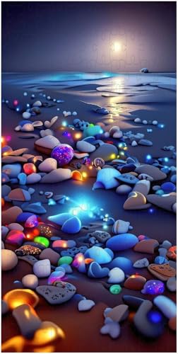 Puzzle für Erwachsene, Traumhafte Strandkiesel (E ; 1000 Piece) von Generic