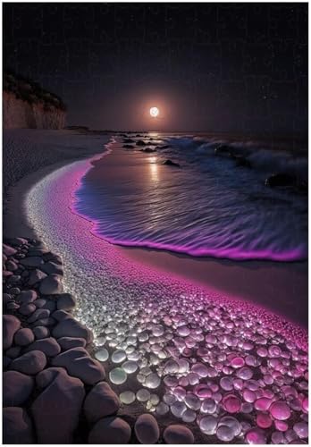 Puzzle für Erwachsene, Traumhafte Strandkiesel (J ; 1000 Piece) von Generic