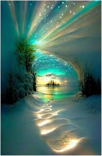 Puzzle für Erwachsene, Winterschneeszene (A ; 1000 Piece) von Generic