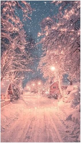 Puzzle für Erwachsene, Winterschneeszene (M ; 1000 Piece) von Generic