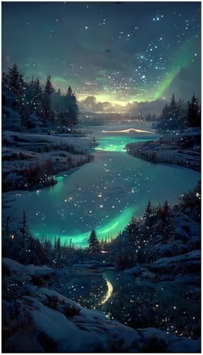 Puzzle für Erwachsene, Wunderschöne Aussicht auf Aurora (D ; 1000 Piece) von Generic