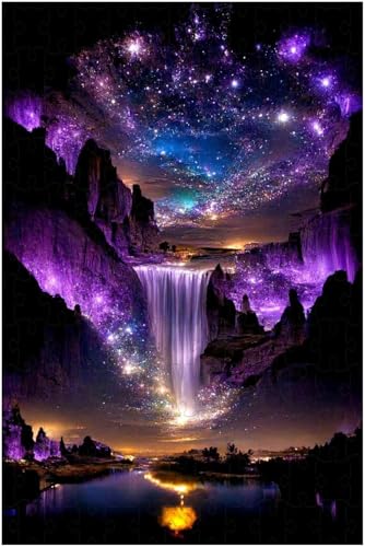 Puzzle für Erwachsene, Wunderschöne Aussicht auf Aurora (K ; 1000 Piece) von Generic