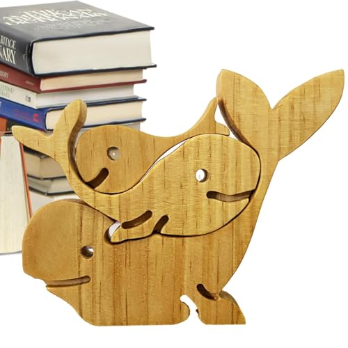 Puzzle für Familien aus Holz, Puzzle für Tierfamilien | Holzpuzzle für Tierfamilien für die Heimdekoration | Liebe Familie Deko Skulptur zum Muttertag Puzzle für Familien aus Holz, Puzzle für Tierfamilien | Holzpuzzle für Tierfamilien für die Heimdekoration | Liebe Familie Deko Skulptur zum Muttertag von Generic