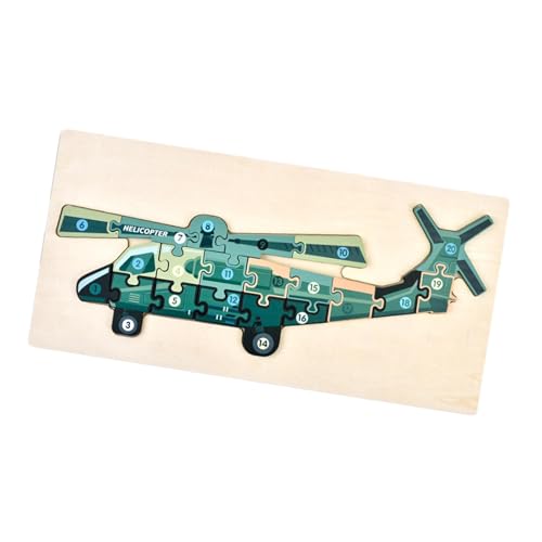 Puzzle für Kinder, Holzpuzzle für Kinder, Holzpuzzle in Form eines Tanks - Holzblockpuzzle für Kinder zum Geburtstag Weihnachten Neujahr Jubiläum von Generic
