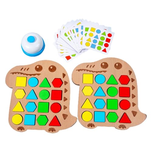 Puzzle für Kinder, farblich passendes Puzzle - Cartoon Animal Design aus Holz Block Modell - Särente pädagogisch in und Farbe für Kinder und Mädchen im Alter von 3 Jahren von Generic