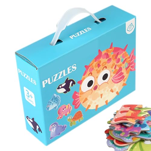 Puzzle für Kleinkinder, Puzzle in Tierform, niedliche Meerestiere, Lernspielzeug, Vorschulaktivität, frühes Lernspielzeug Puzzle für Kleinkinder, Puzzle in Tierform, niedliche Meerestiere, Lernspielzeug, Vorschulaktivität, frühes Lernspielzeug von Generic