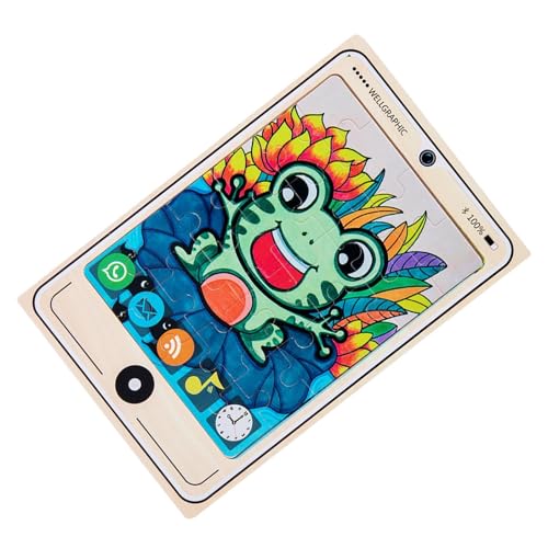 Puzzle für Kleinkinder, Puzzlespiel aus Holz, lustiges 2D-Puzzlespiel aus Holz für den Tisch, Puzzlespiel mit Cartoon-Handyformen Puzzle für Kleinkinder, Puzzlespiel aus Holz, lustiges 2D-Puzzlespiel aus Holz für den Tisch, Puzzlespiel mit Cartoon-Handyformen von Generic