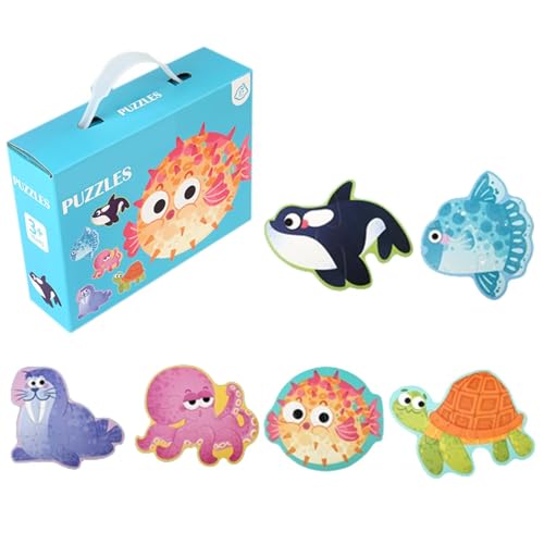 Puzzle für Kleinkinder, niedliche Puzzles mit Meerestieren, Lernspielzeug, Vorschulaktivität, frühzeitiges Lernspielzeug Puzzle für Kleinkinder, niedliche Puzzles mit Meerestieren, Lernspielzeug, Vorschulaktivität, frühzeitiges Lernspielzeug von Generic