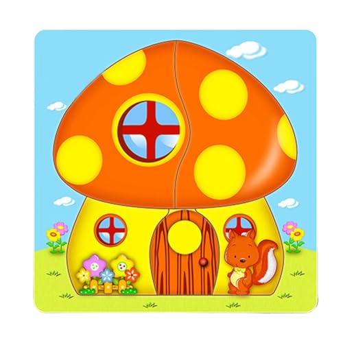 Puzzle für das Vorschulhaus, Puzzle für – mehrschichtiges Puzzle | Puzzle mit Tieren aus Holz, pädagogisches Puzzle, interaktives Cartoon-Modell für Kinder ab 3 Jahren Puzzle für das Vorschulhaus, Puzzle für – mehrschichtiges Puzzle | Puzzle mit Tieren aus Holz, pädagogisches Puzzle, interaktives Cartoon-Modell für Kinder ab 3 Jahren von Generic